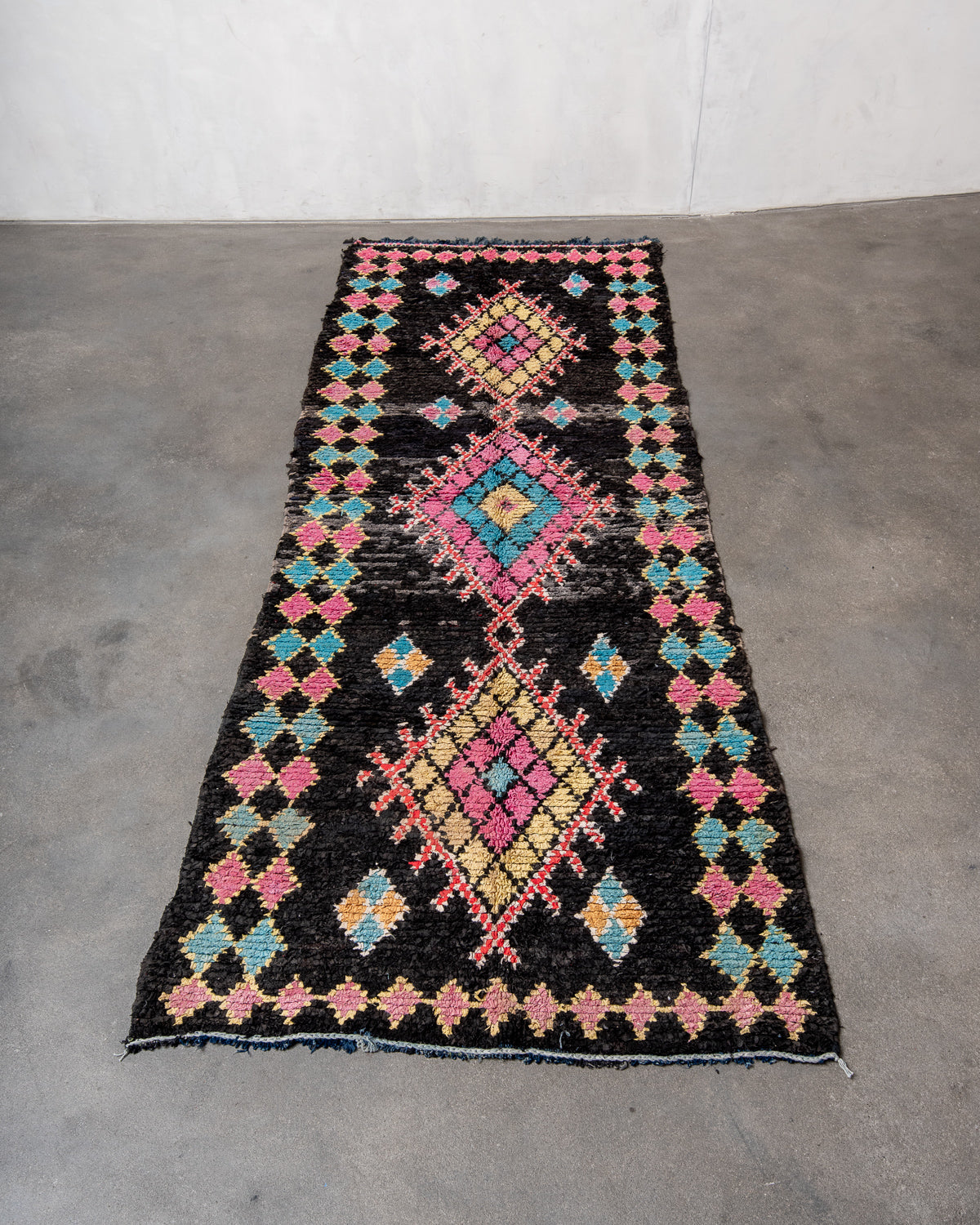 Boucherouite Runner Rug "Tirma"